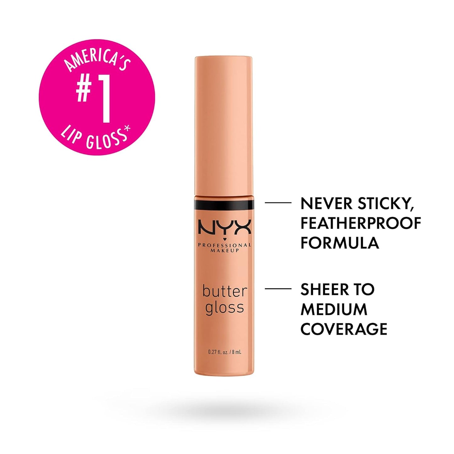 Butter Gloss Non-Sticky Lip Gloss Fortune Cookie & Sugar High Shades
